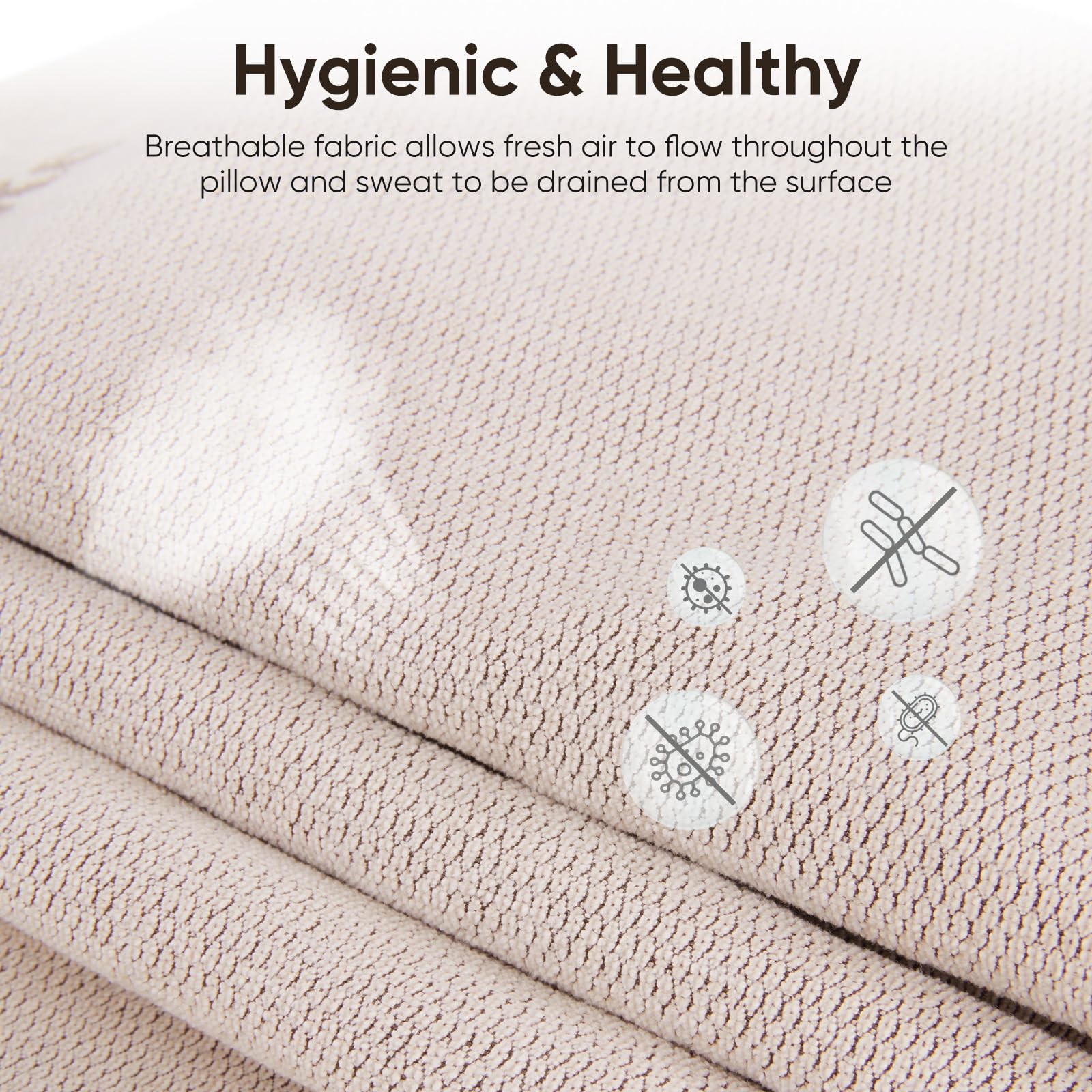 Naturehike Camping Pillow Protectors Cover Case, 20  14In, Soft Touch, Skin-Friendly, Removable, Machine Washable, Fade Resistan