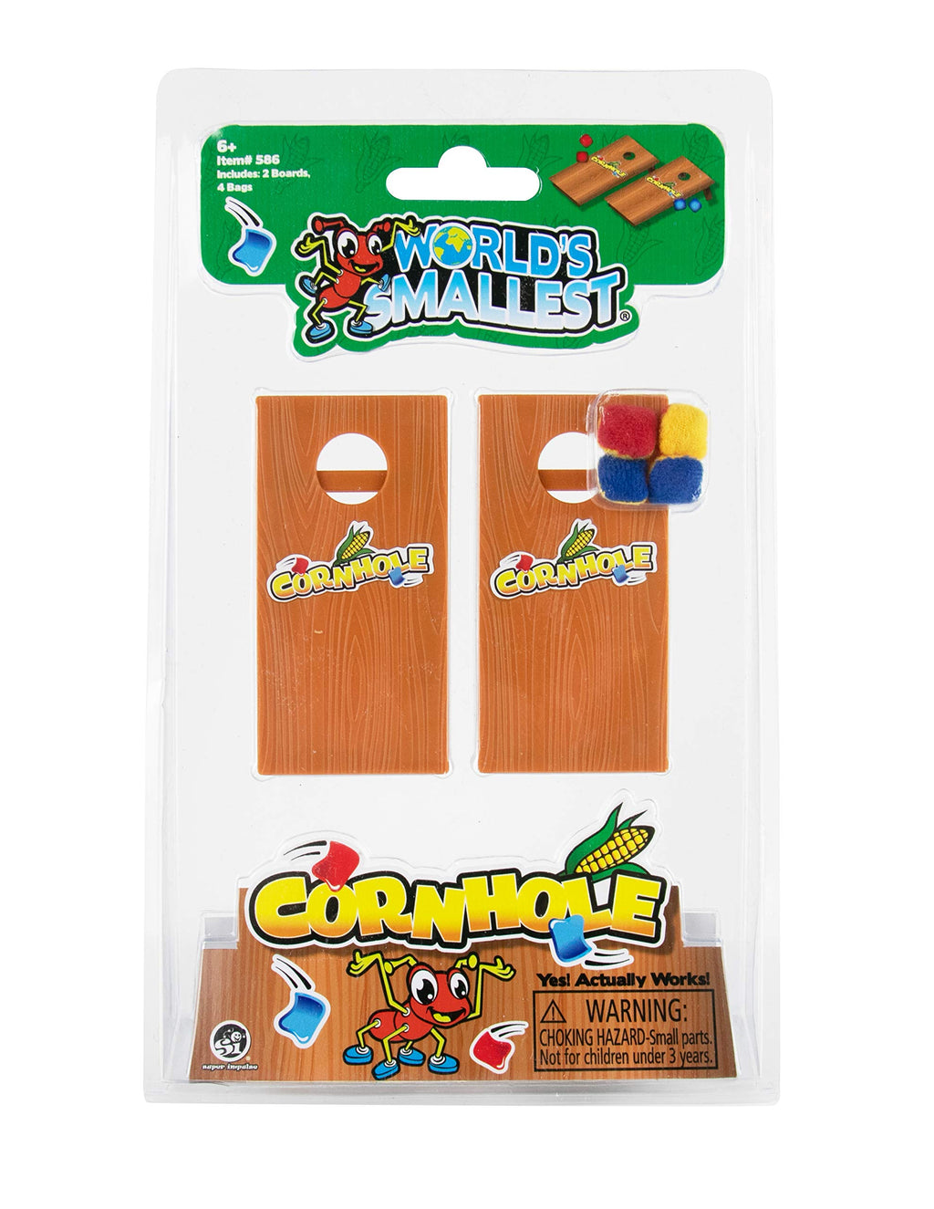 Worlds Smallest Cornhole, Brown, 586