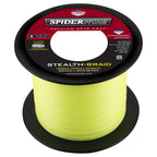 Spiderwire Stealth Superline, Hi-Vis Yellow, 150Lb | 68.0Kg, 1500Yd | 1371M Braided Fishing Line, Suitable For Freshwater And Sa
