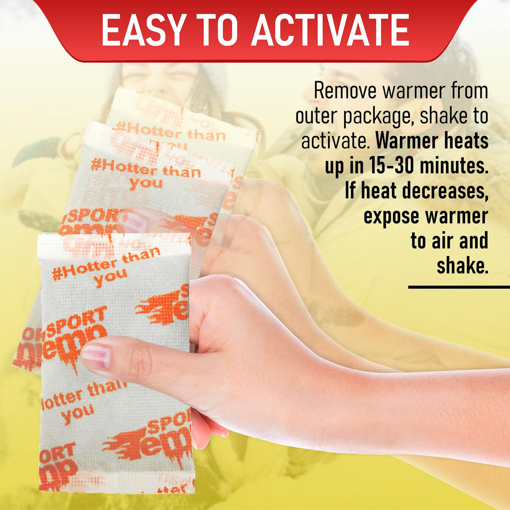 Odorless Hot Hand Warmer (45 Pairs) - Up To 11 Hours Of Heat, Super Long Lasting - Easy, All Natural - Air Activated, For Body&