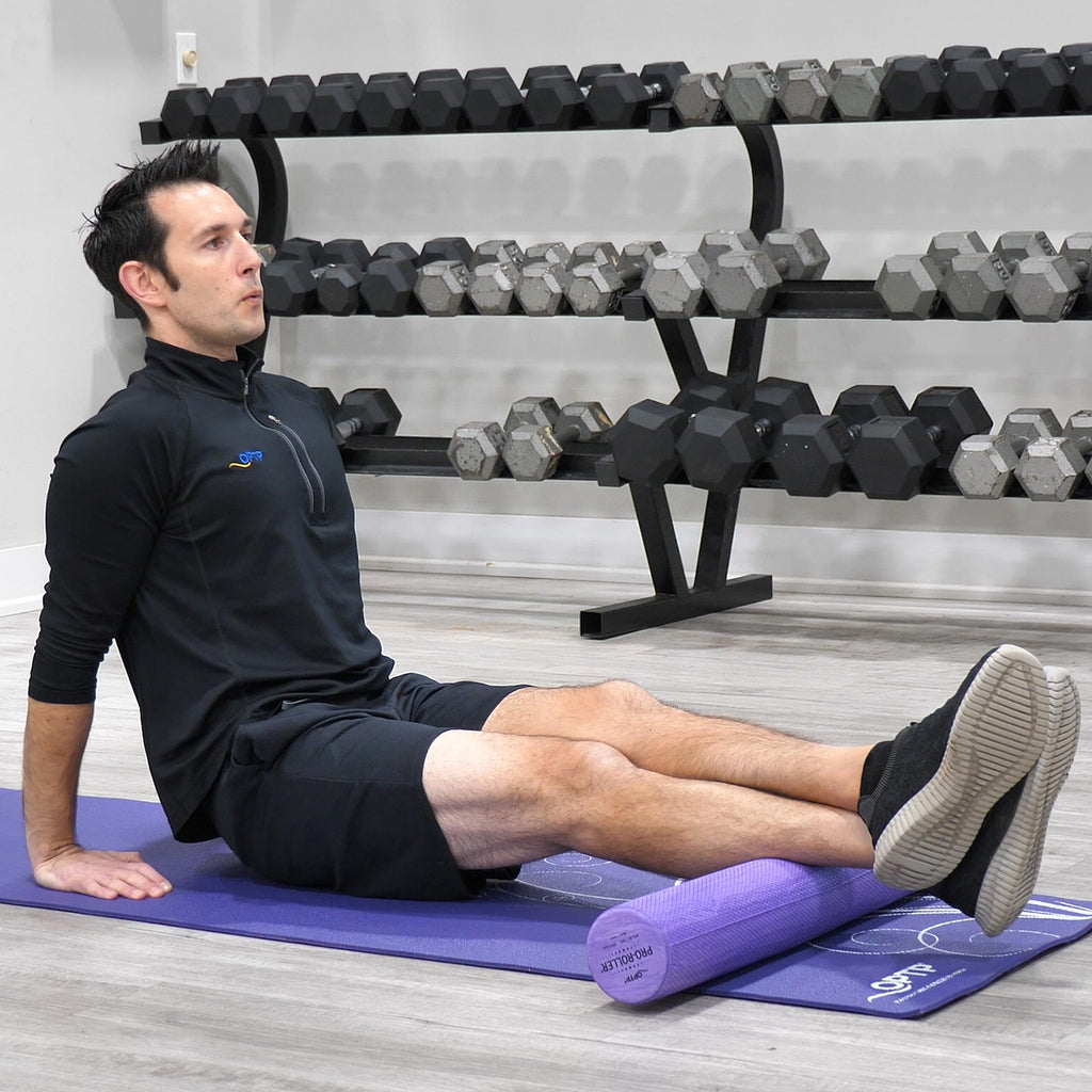 Optp Pro-Roller 36 X 4 Foam Roller - Standard Density - For Massage, Stretching, Fitness, Yoga And Pilates Exercise