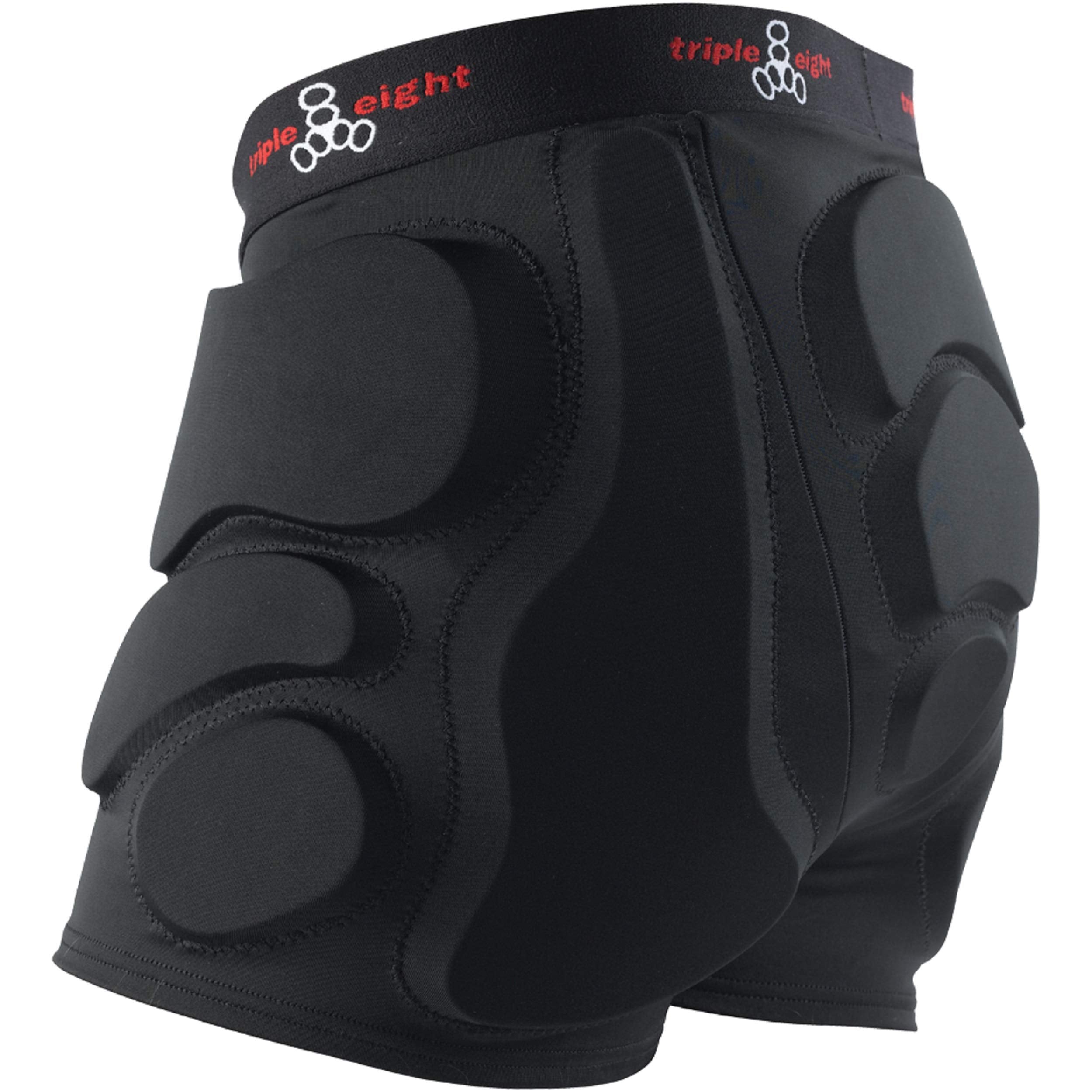 Triple Eight Rd Bumsaver Women'S Padded Shorts For Roller Derby, Skateboarding And Skating, Small , Black