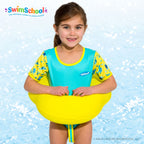 Swimschool Ultra Swim Trainer - Heavy Duty Toddler Swim Vest Floatie - Comfortable Sweater-Fit Design With Adjustable Safety Sea