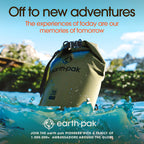Earth Pak Waterproof Dry Bag - Roll Top Waterproof Backpack Sack Keeps Gear Dry For Kayaking, Beach, Rafting, Boating, Hiking, C