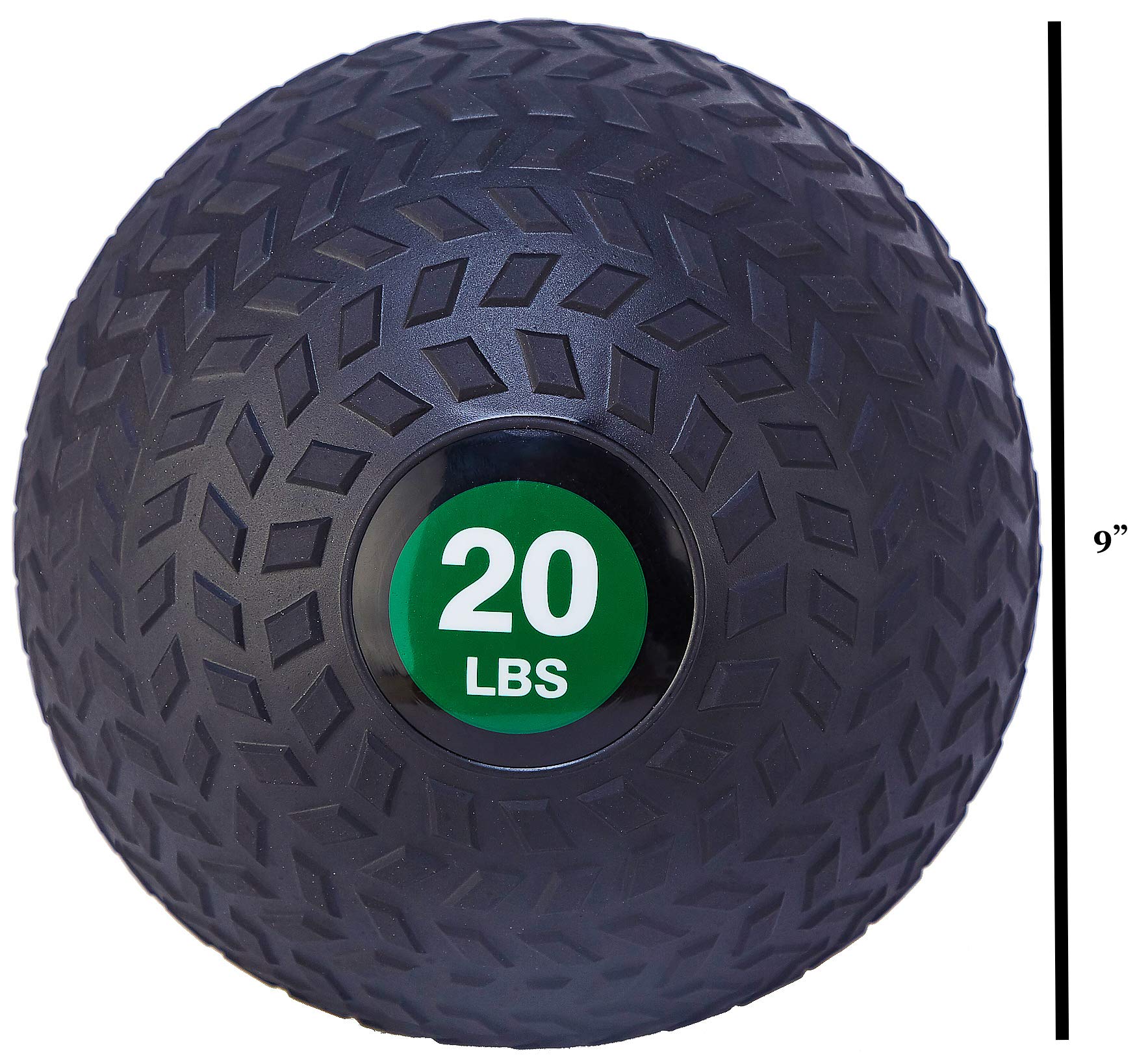 Balancefrom Workout Exercise Fitness Weighted Slam Ball, 20 Lbs