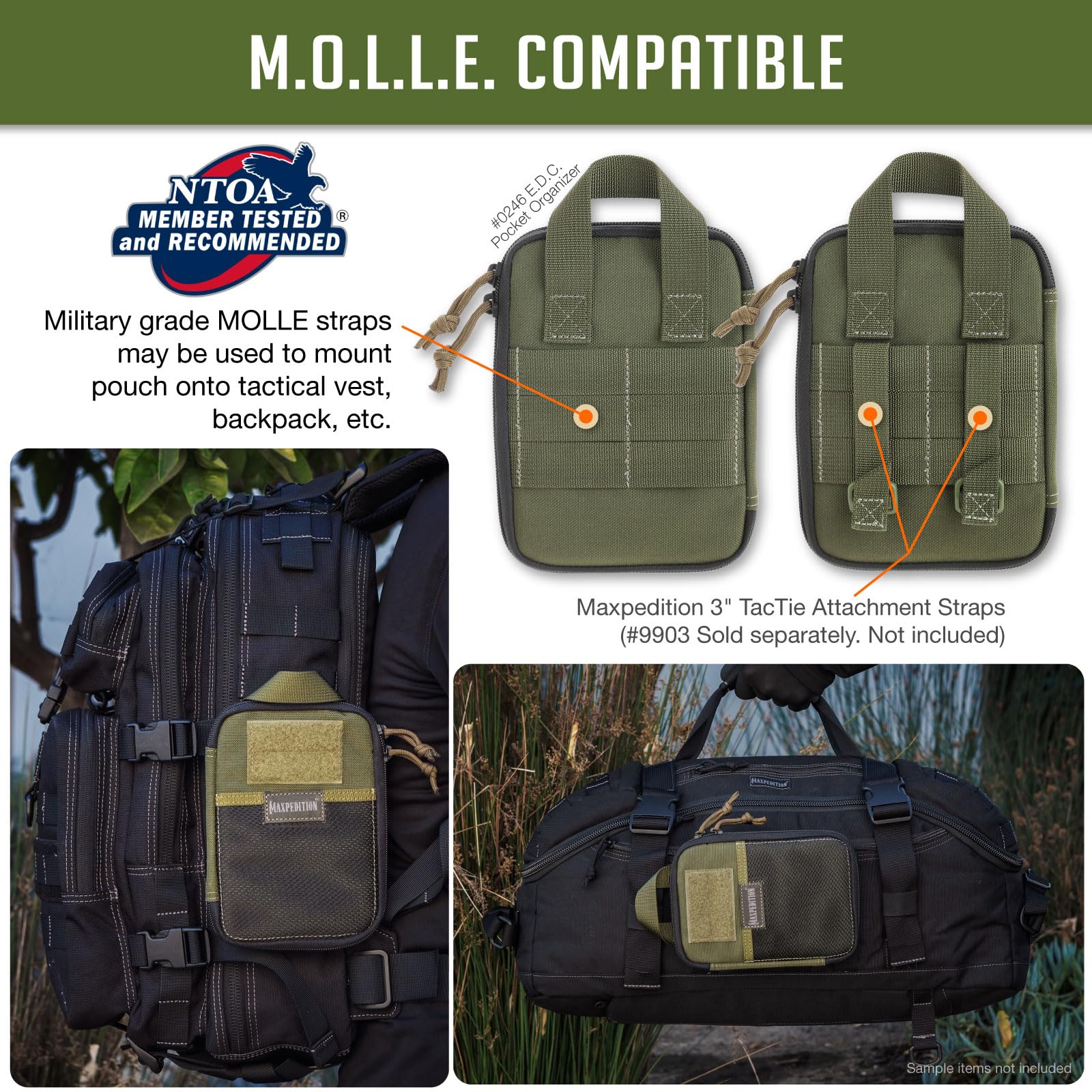 Maxpedition E.D.C. Pocket Organizer (OD Green)