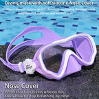 Seago Kids Swim Goggles Mask for 6-14 3-6 4-7 8-12 3-5 Boys Girls Youth, Waterproof No Leakage Tempered Glasses Anti-Fog 180 Cle