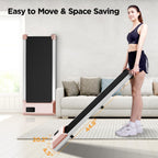 Lacuffy Walking Pad, Under Desk Walking Pads Treadmills For Home/Office, Mini Walking Pad For Home, 2 In 1 Walking Portable Desk