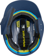Rawlings 2022 Mach 1-Tone Matte Baseball Batting Helmet W/Lhb Adjext, Junior, Matte Navy