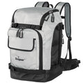 Unigear Ski Boot Bag, 70L Ski Boot Travel Backpack for Ski Helmet, Goggles, Gloves, Skis, Snowboard & Accessories(Silver Gray)