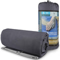 CGEAR Original Sand-Free Outdoor Camping Mat - (L) - 10 x 10 - Boulder Gray - Beach, Picnic & Camping Ground Mat with Carry Pouc