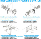 Cooler Replacement Parts Kit, Ice Chest Plastic Hinges, Latch Posts, And Screws, Threaded, And Triple-Snap Drain Plug. The Best