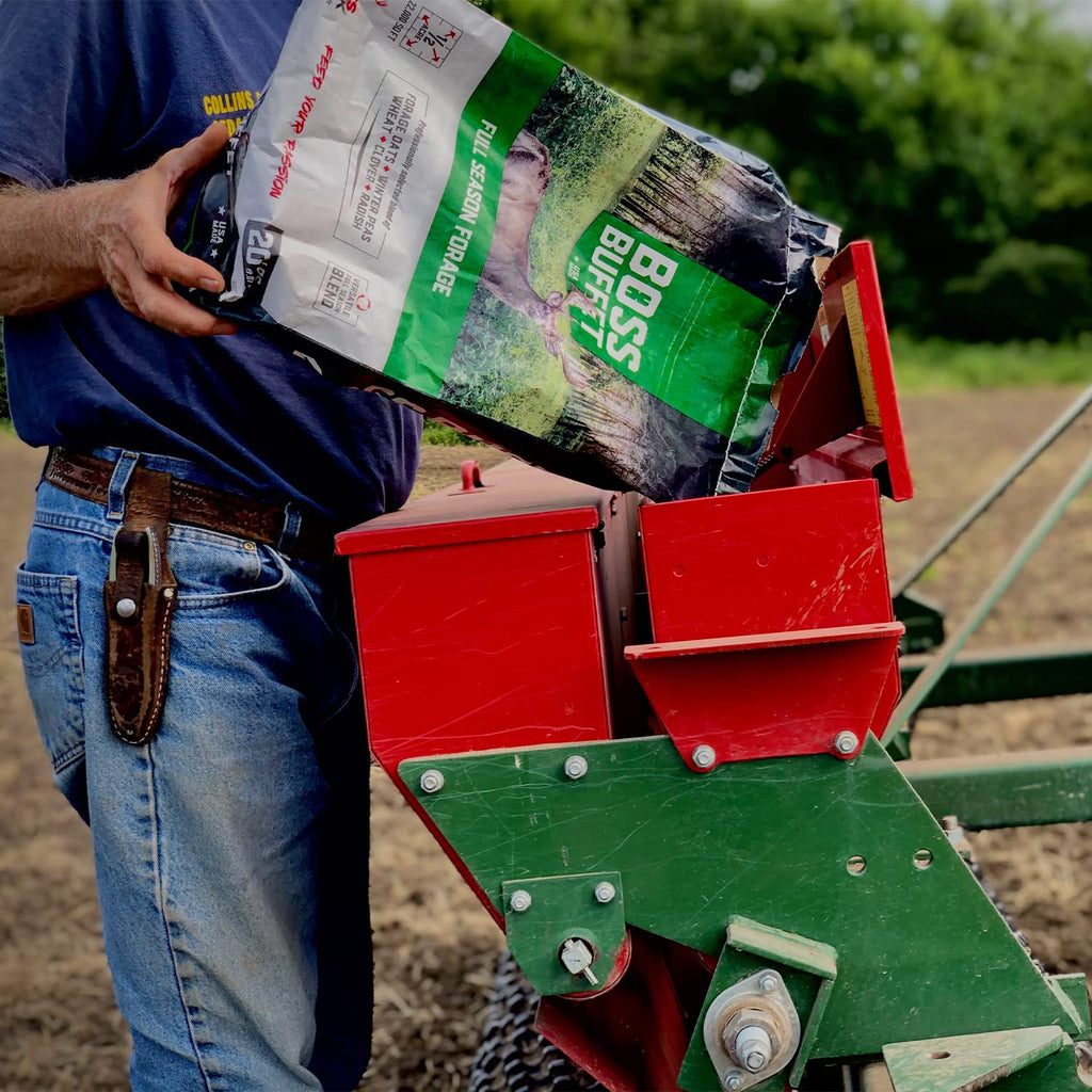 Boss Buck Boss Buffet Full Season Forage Supplemental Deer Attractant | Versatile Nutritious Food Plot Seed Mix For Deer