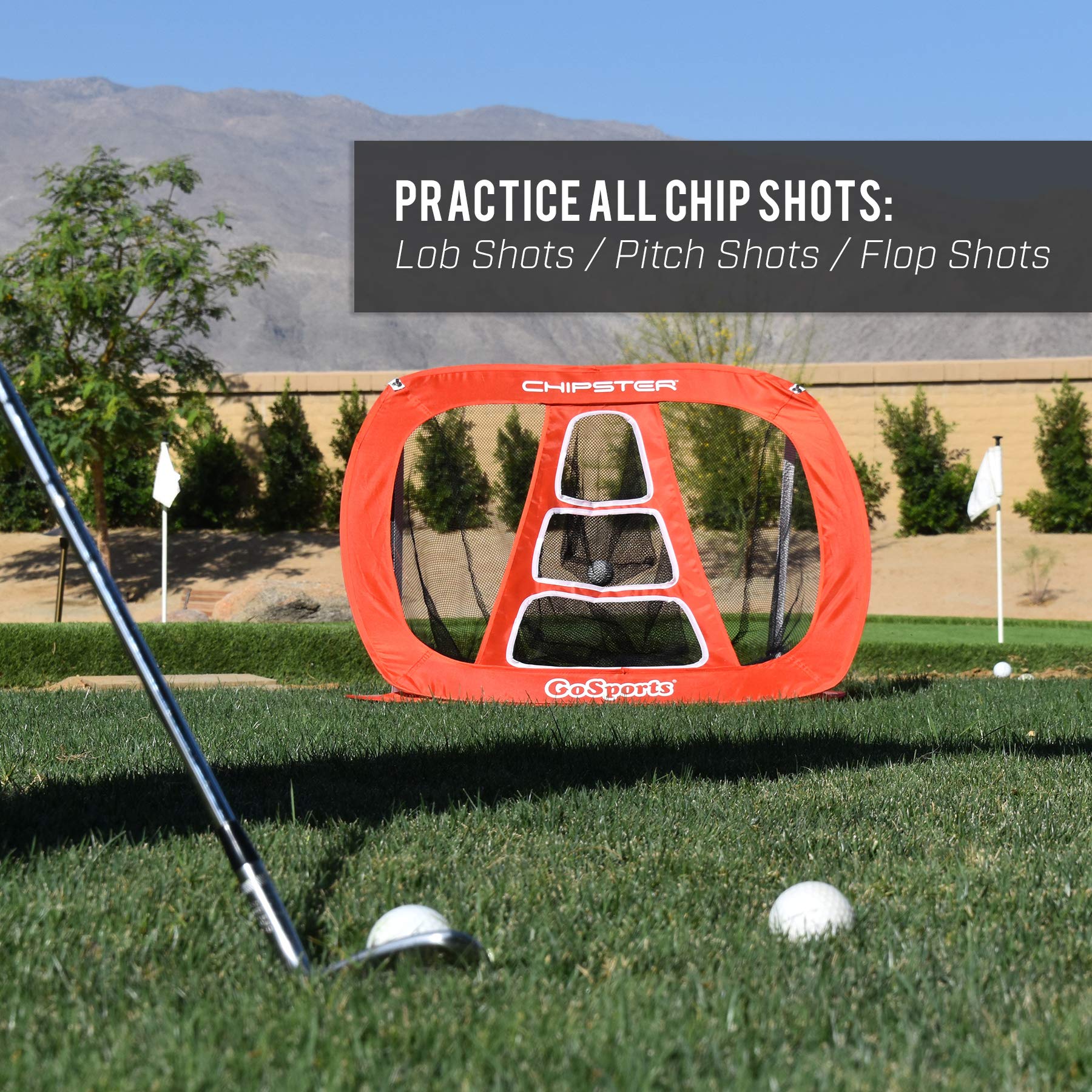 Gosports Chipster Golf Chipping Pop Up Practice Net, Practice & Improve Your Short Game