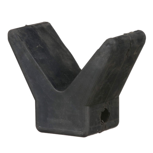 Attwood 11200-1 Boat Trailer Rubber Bow Stop V-Block, Black, 2-Inch By 2-Inch