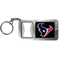 NFL Siskiyou Sports Fan Shop Houston Texans Flashlight Key Chain with Bottle Opener One Size Black