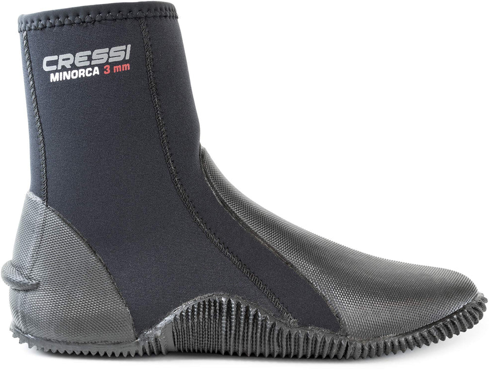 Cressi Minorca Long, Black/Black, 14, Us Man 14  Us Lady 15
