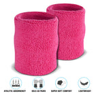 Suddora Arm Sweatbands, Absorbent And Breathable Thick Cotton Bands For Working Out, Gymnastics, Basketball, Tennis, And Footbal