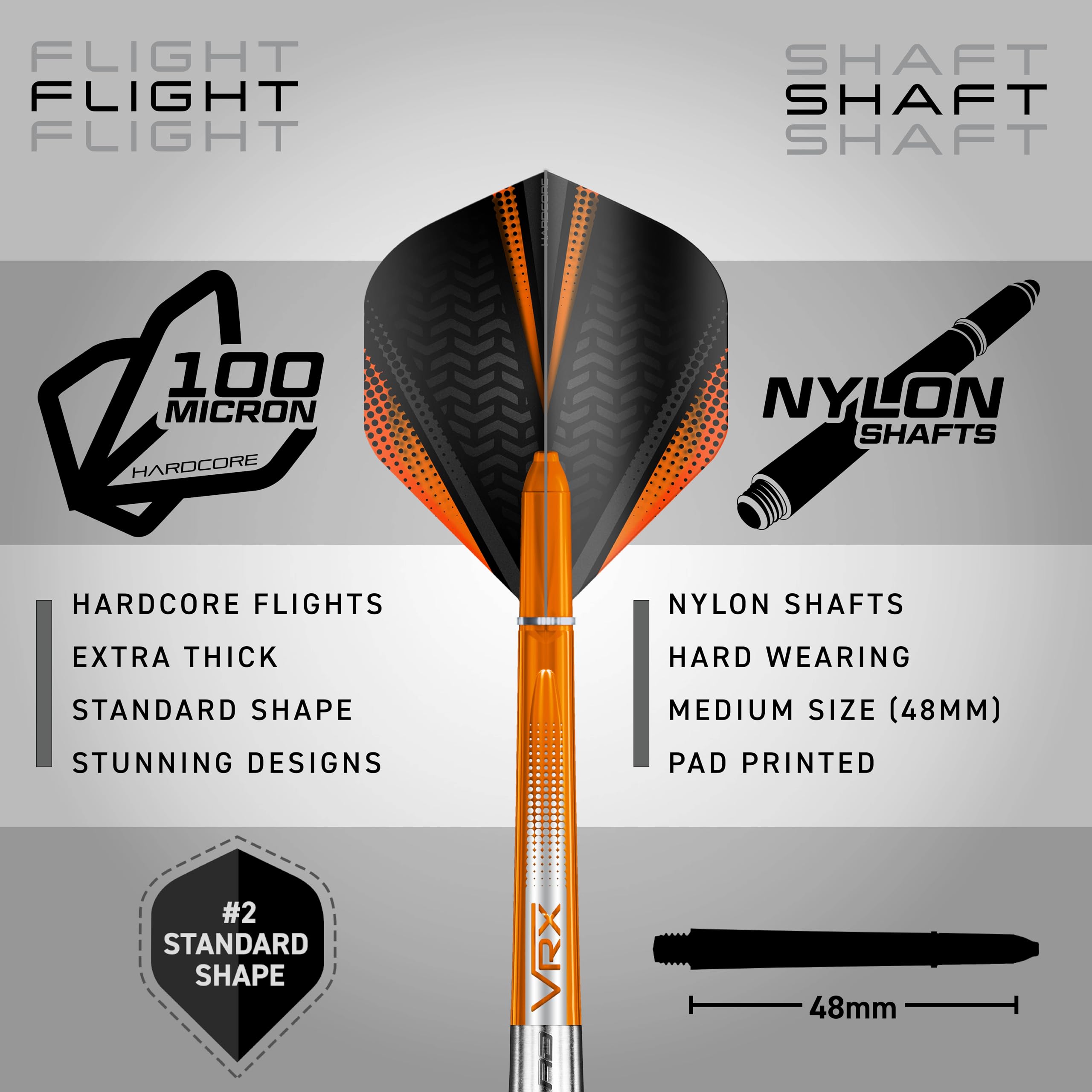 Red Dragon Amberjack 2: 21G Tungsten Darts Set With Flights And Shafts (Stems)