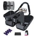 Ab Roller Home Gym Equipment  4 Wheels Ab Wheel Muscle Roller with LCD Screen, Yoga Stretching Strap, 3 Resistance Bands  Comf