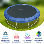 Machrus Upper Bounce Trampoline Replacement Safety Pad 6Ft - 16Ft Round-Trampolines Spring Cover Pvc Trampoline Skirt (Blue, 11