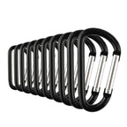 Swatom Aluminum Carabiner Clip 2.2 Keychain Snap Hook Keyring(10 Pcs)