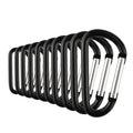 Swatom Aluminum Carabiner Clip 2.4 Carabiners Keychain Snap Hook Keyring(10 Pcs)