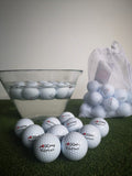 A99 Golf Floating Balls Floater Practice Aid Water Golf Range Pool Pond Balls Water Fun With Golf W/Carry Bag (White 48Pcs)