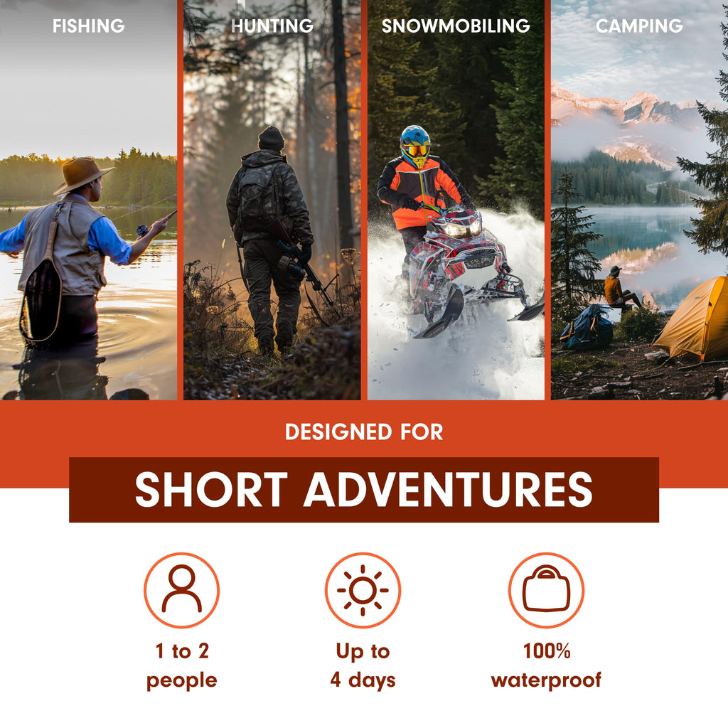 Adventure Medical Kits Sportsman Series Medical Kit - 100 - First Aid Kit For Camping, Hiking, Hunting & More - For 2 People For