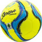 Senda Amador Training Soccer Ball, Fair Trade Certified, Yellow/Light Blue, Size 4 (Ages 8-12)
