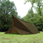 Free Soldier Camping Tarp Waterproof Portable Multifunctional Outdoor Traveling Awning Backpacking Shelter Rain Tarp (Olive-Gree