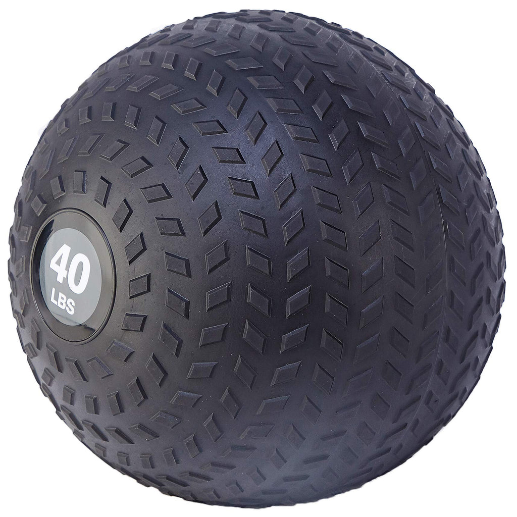 Fitvids Workout Exercise Fitness Weighted Medicine Ball, Wall Ball And Slam Ball, Slam Ball, 40 Pounds