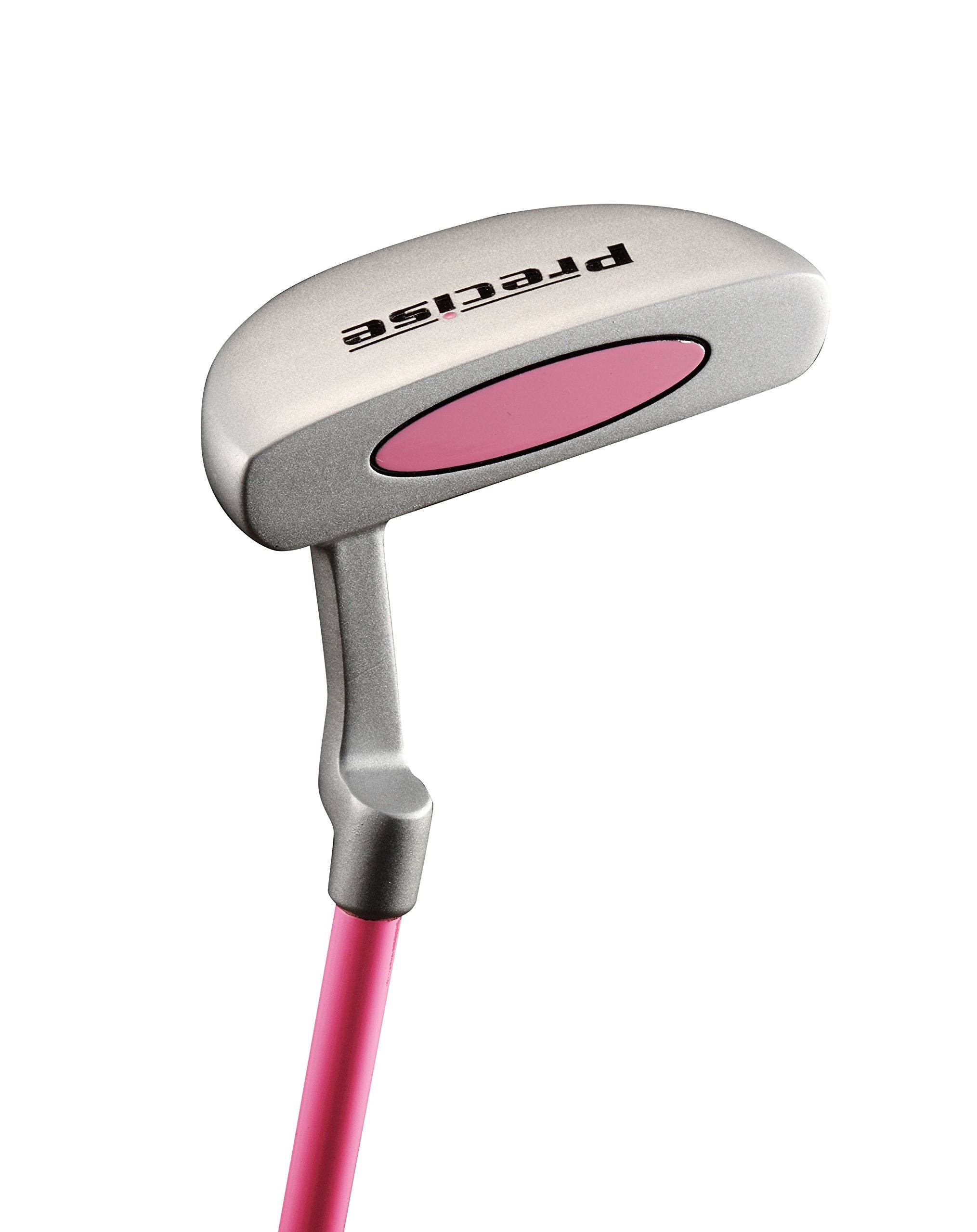 Distinctive Girls Pink Junior Golf Club Set For Age 3 To 5 ( Height 3' To 3'8'' ), Left Handed Only, Set Includes: Driver, Hybri