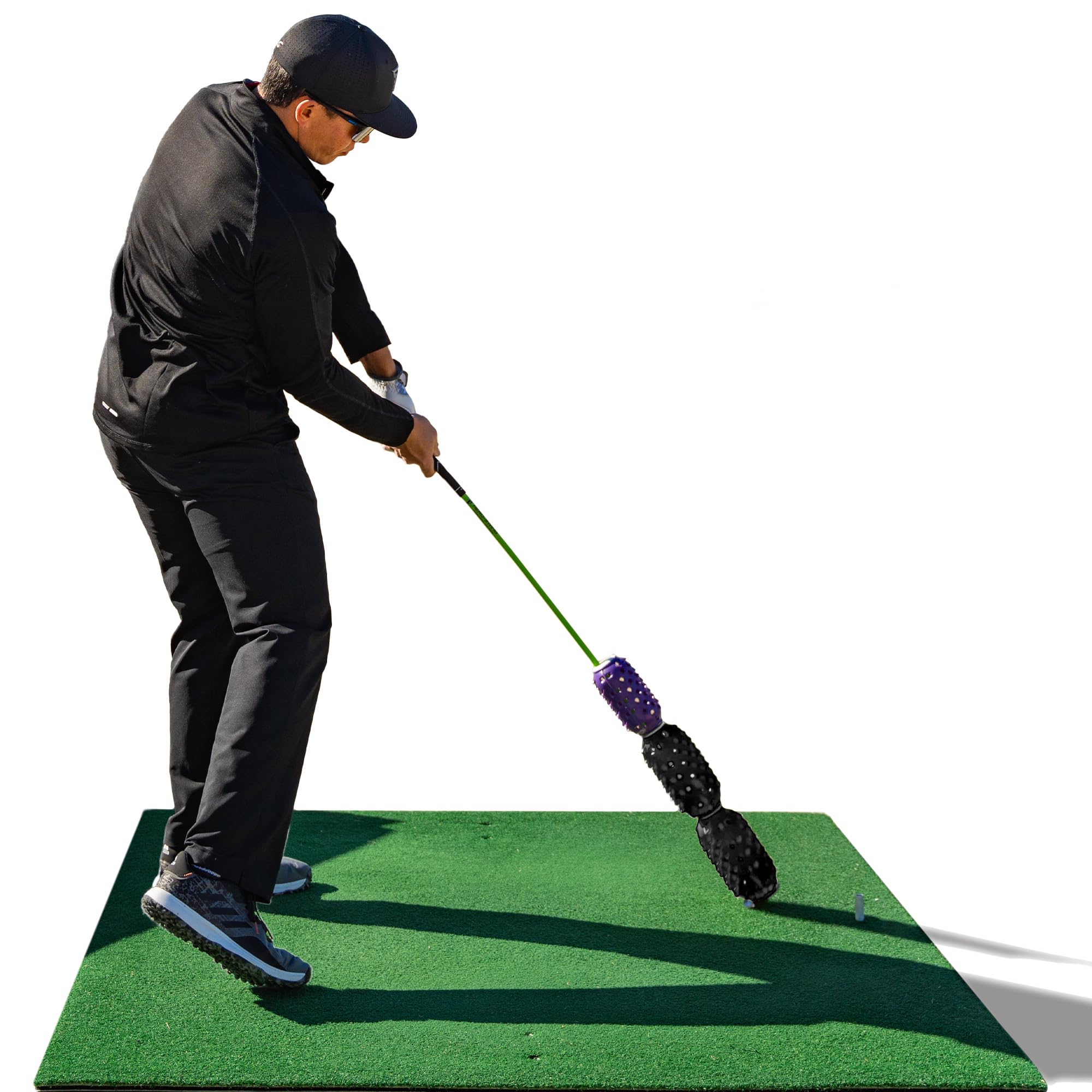 Aero-Swing Golf Swing Speed Trainer Aid And Golf Swing Speed Stick Shaft 39 Inches, Golf Swing Speed Training Practice Equipment