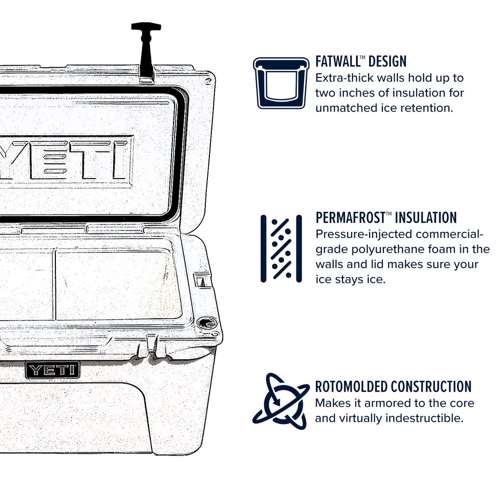 Yeti Tundra 45 Cooler, White