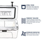 Yeti Tundra 45 Cooler, White