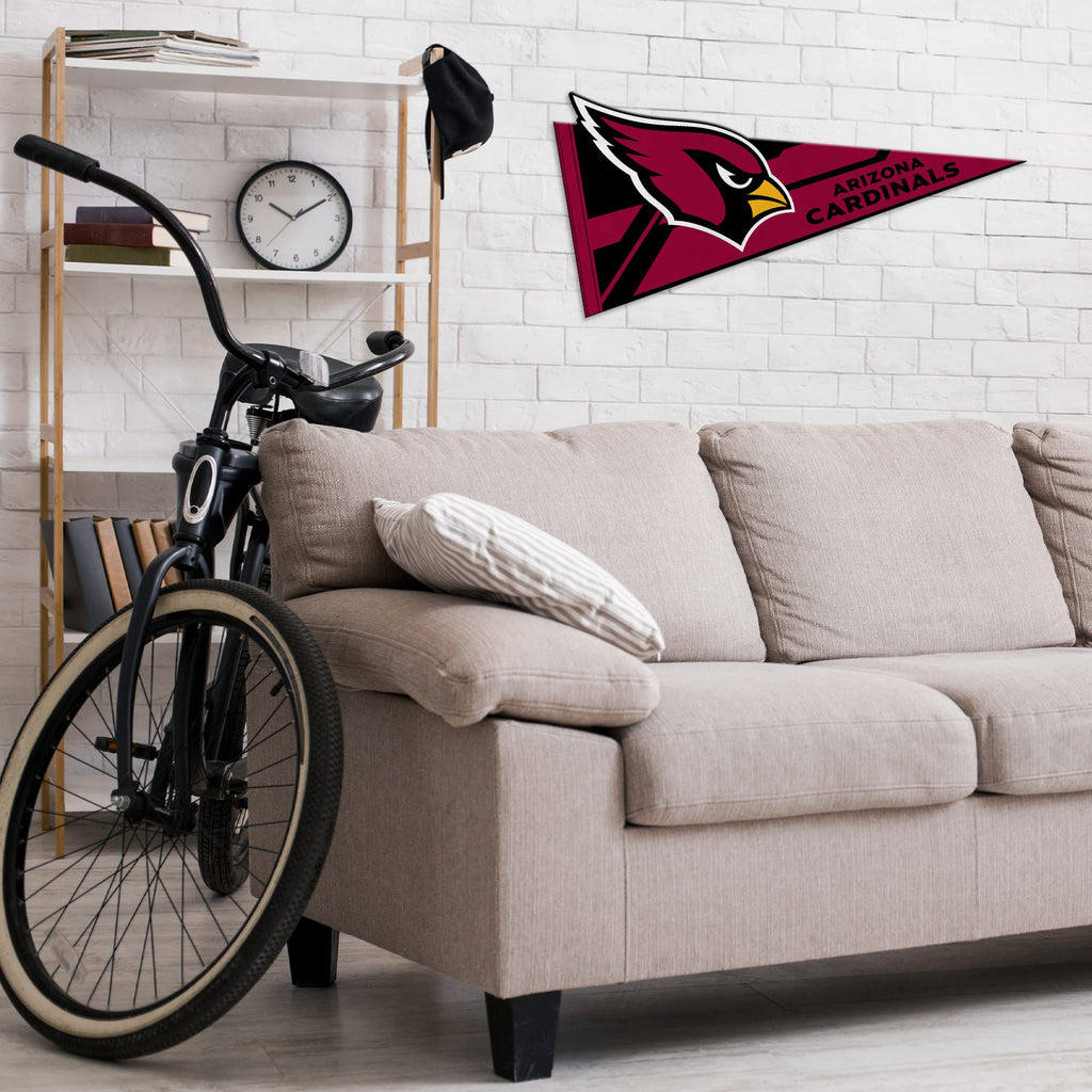 Rico Industries Nfl Football Arizona Cardinals Soft Felt Pennant - Ez To Hang - Home D  Cor (Game Room, Man Cave, Bed Room)