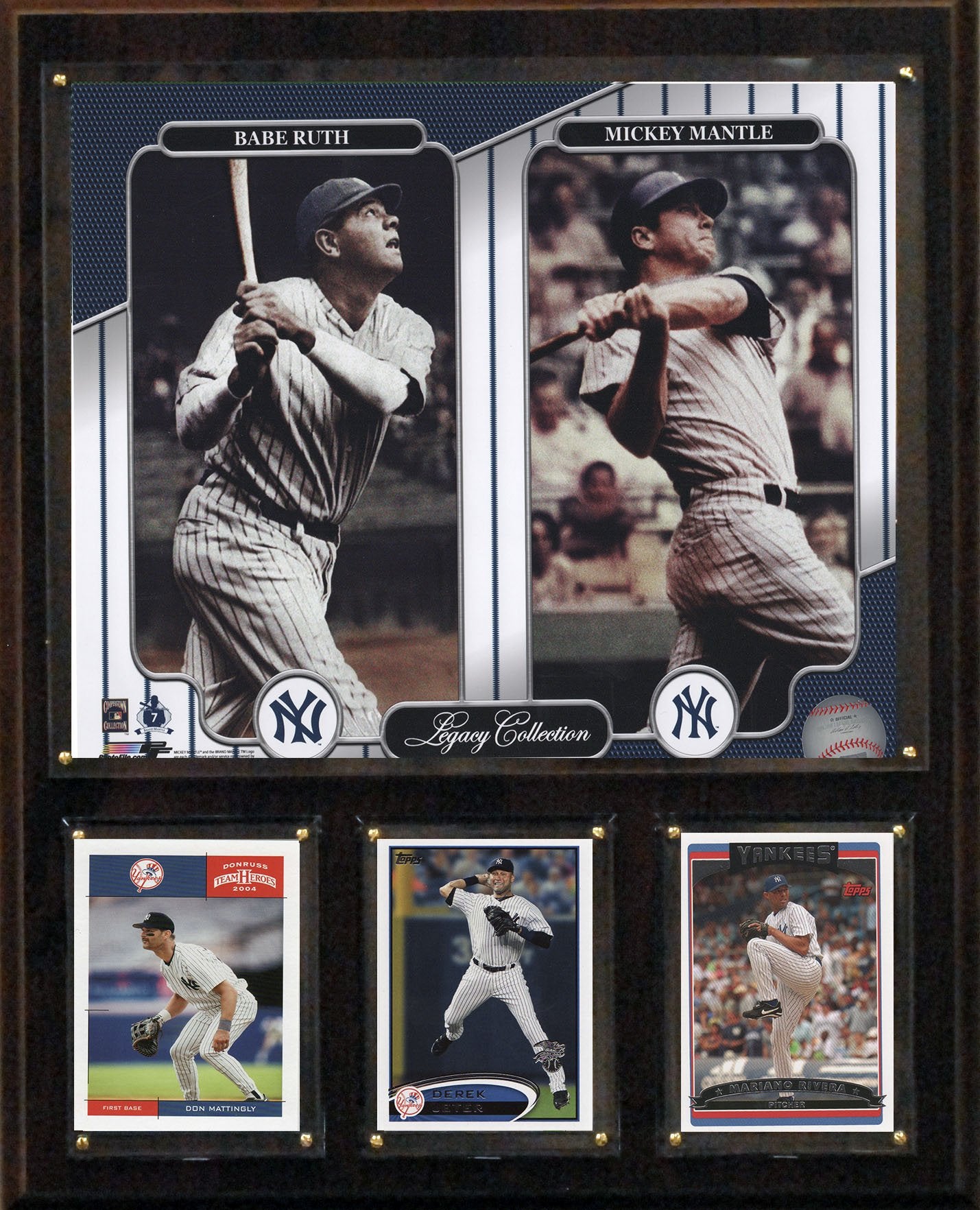 Mlb 12''X15'' Mantle-Ruth New York Yankees Legacy Collection Plaque