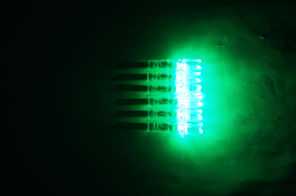 Jiexi Hwyp Automatically Lighted Led Nocks For Inner Diameter 6.3 Mm Compound Bow Arrows Gt Size Pack Of 6 (Green)