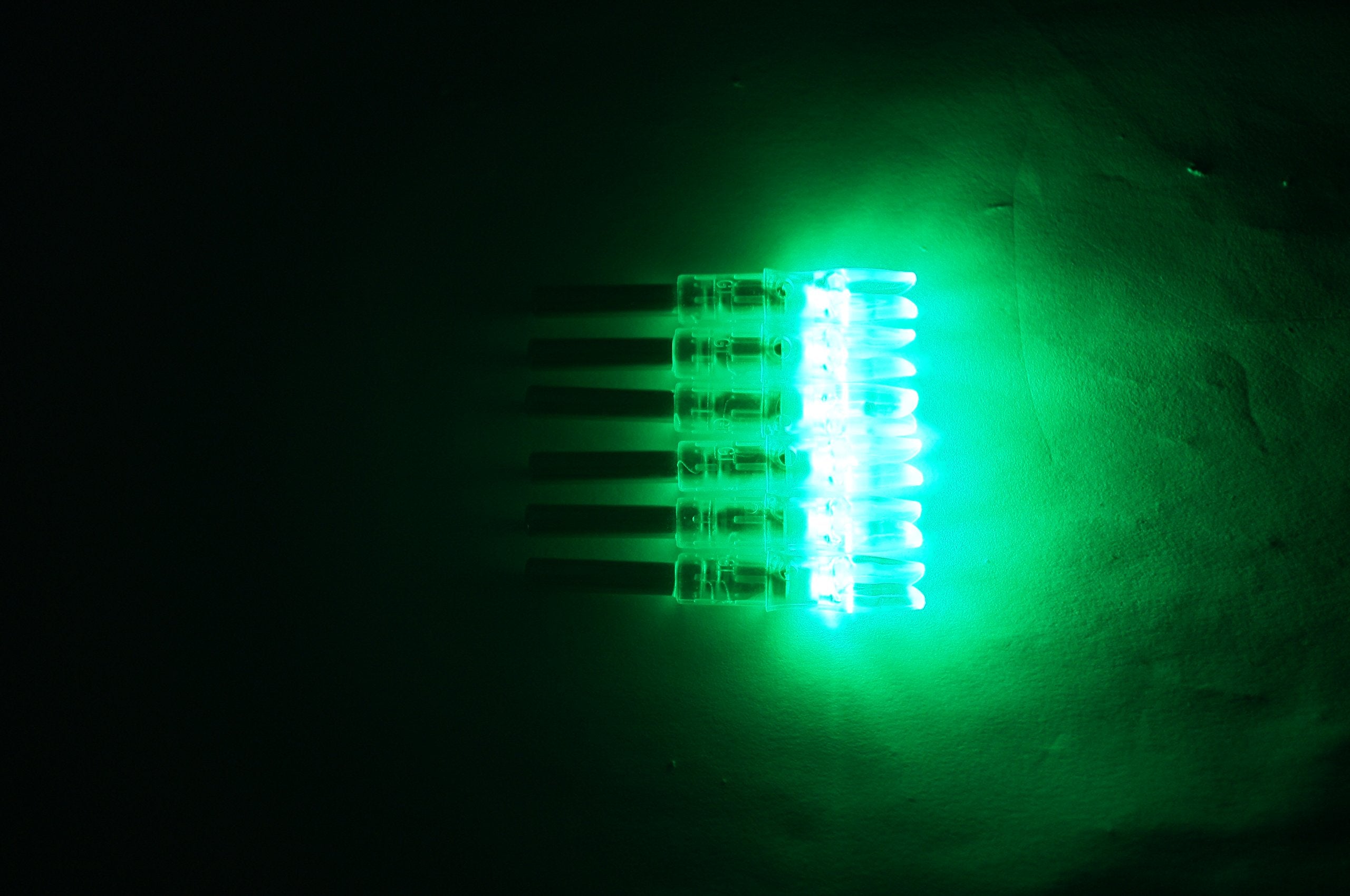 Jiexi Hwyp Automatically Lighted Led Nocks For Inner Diameter 6.3 Mm Compound Bow Arrows Gt Size Pack Of 6 (Green)
