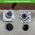 10L0L Golf Cart Front Wheel Hub Assembly With Hub Bearing/Oil Seal/Dust Cover For Club Car Ds&Precedent 2003-Up, Oem# 102357701(