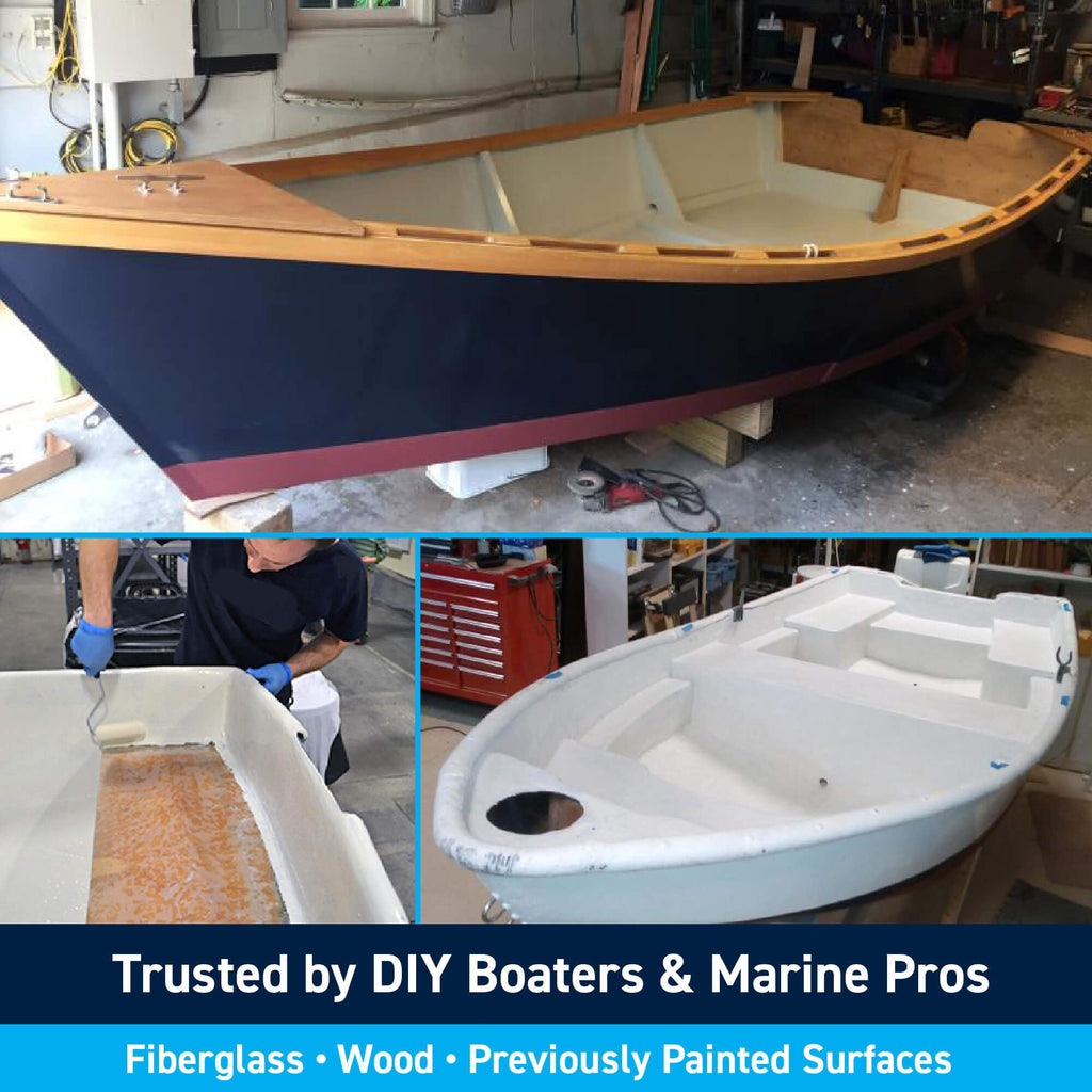 Totalboat Marine Topside Boat Paint Primer For Fiberglass And Wood (White, Gallon)