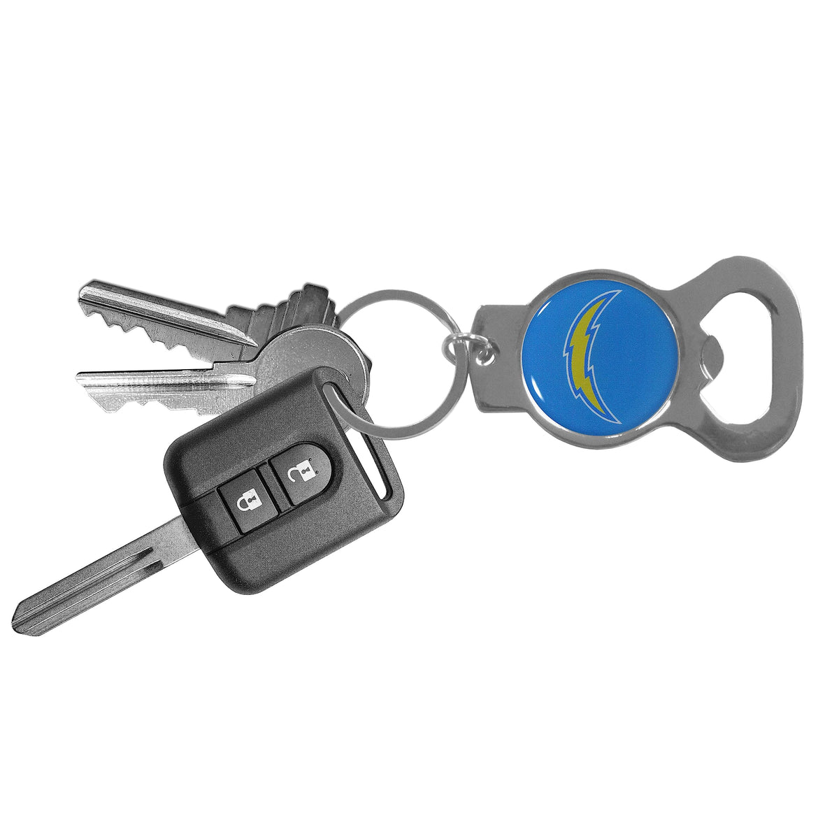 Nfl Siskiyou Sports Fan Shop Los Angeles Chargers Bottle Opener Key Chain One Size Team Color