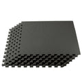 We Sell Mats 48 Sq. Ft. Charcoal Gray 2' X 2' X 3/8'' Interlocking Foam Floor Mats