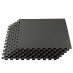 We Sell Mats 48 Sq. Ft. Charcoal Gray 2' X 2' X 3/8'' Interlocking Foam Floor Mats