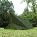 Free Soldier Camping Tarp Waterproof Portable Multifunctional Outdoor Camping Traveling Awning Backpacking Shelter Rain Tarp (Da