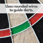 Viper By Gld Products Shot King Regulation Bristle Steel Tip Dartboard Set With Bullseye Metal Radial Spider Wire Compressed Sis