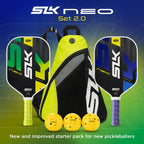 Slk Neo 2.0 By Selkirk Pickleball Paddle  Features A Graphite Face, Sx4 Honeycomb Core, And Spinflex Textured Surface For Tracti
