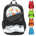 Hsmihair Youth Soccer BagSoccer Backpack & & Backpack for Football Volleyball Basketball,with Ball Compartment and Separate Cle