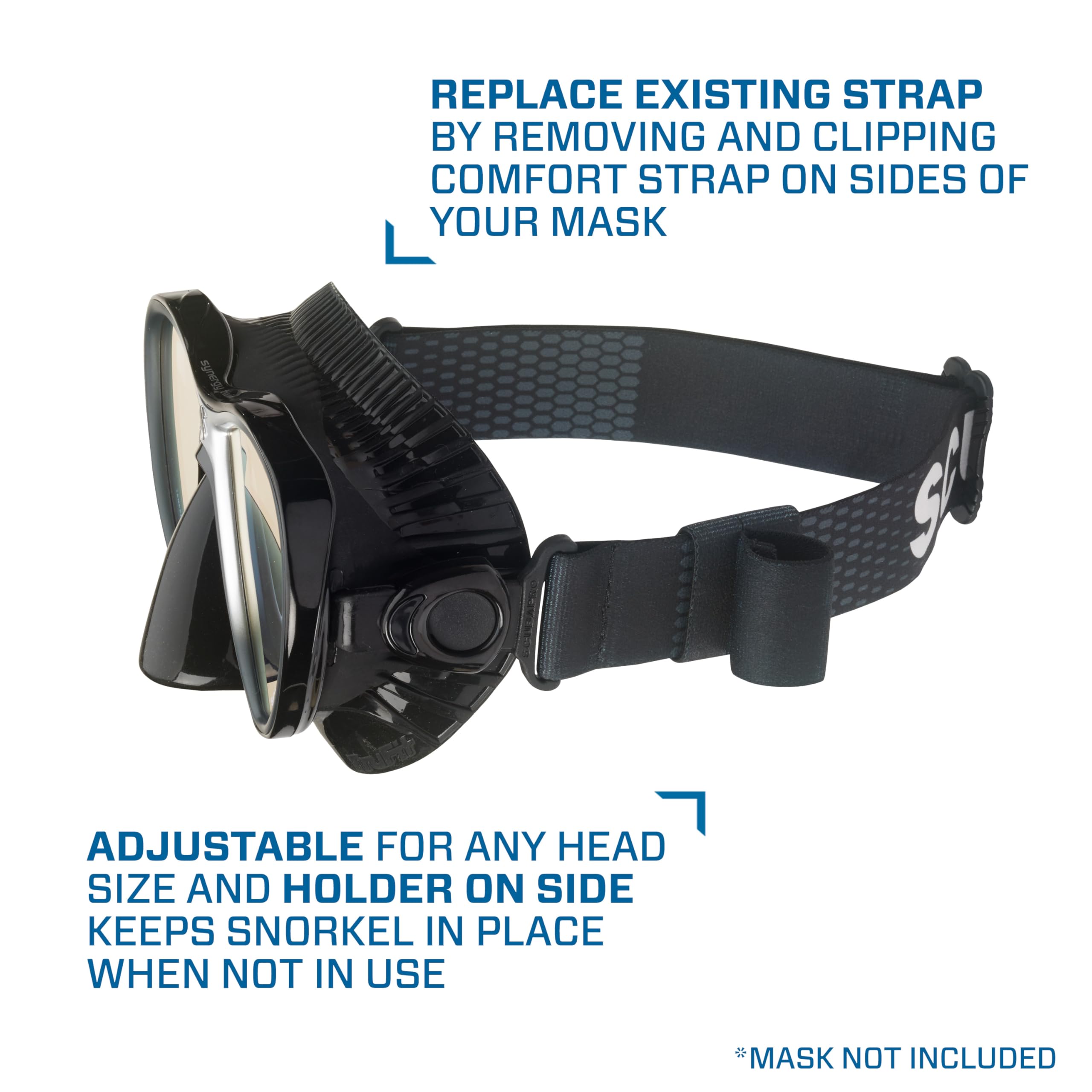 Scubapro Comfort Mask Strap - Black